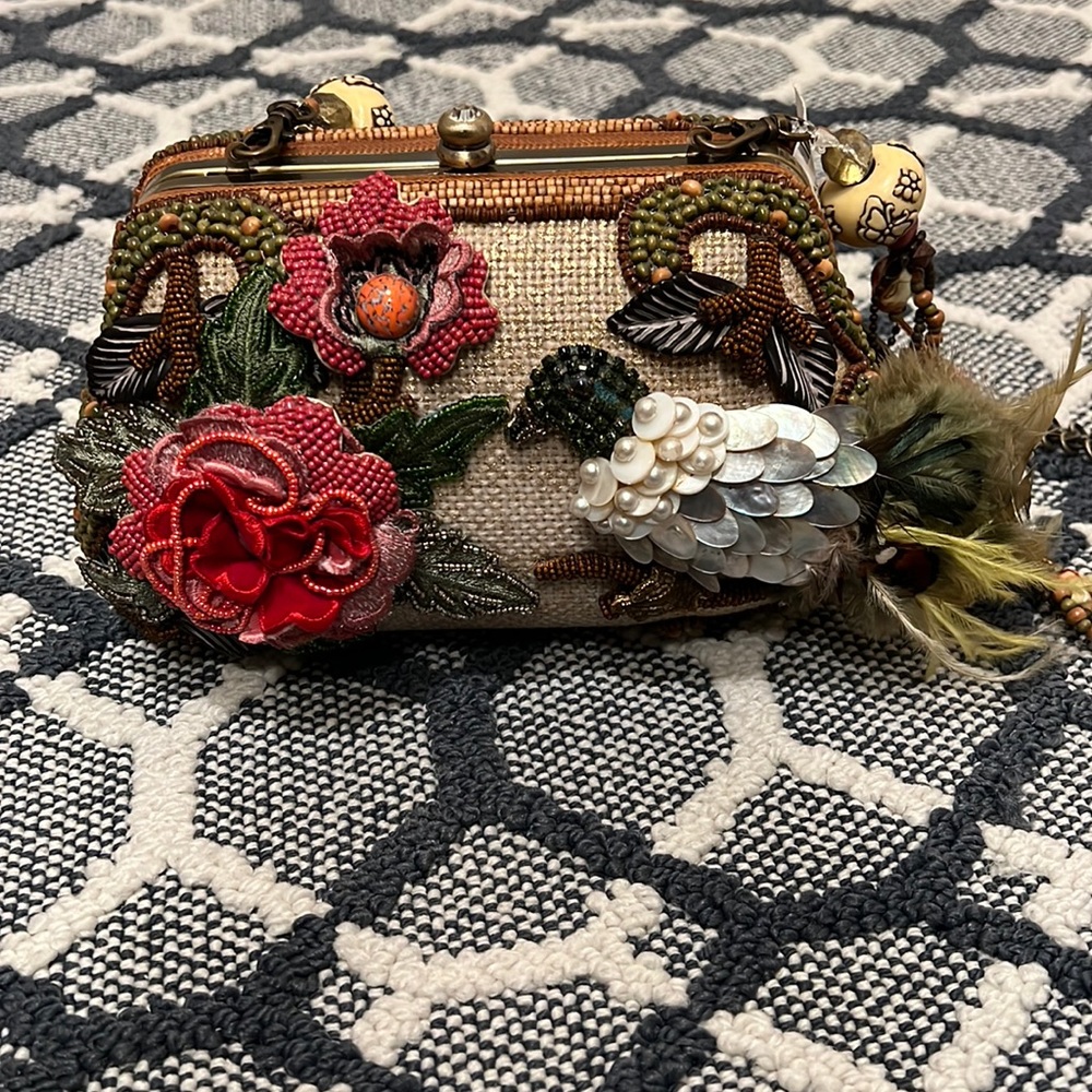Mary Francis Beaded Handbag